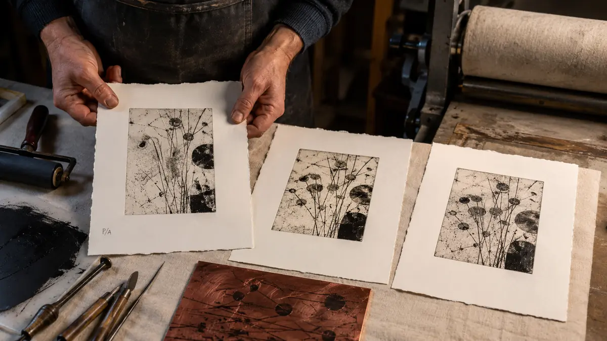 Portada del artículo: Pruebas de artista: el grabado antes de la edición