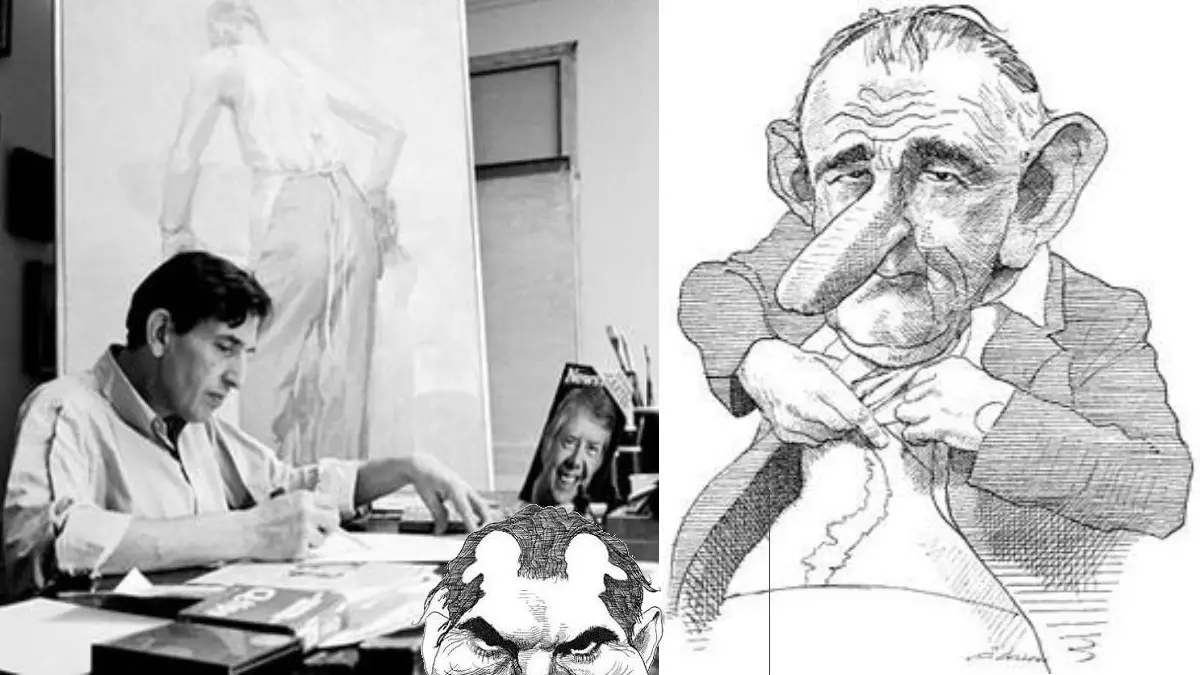 Article cover: David Levine: Caricature, Power and the Art of Observation